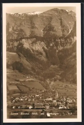 AK Liezen /Ennstal, Ortsansicht mit Hochanger