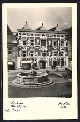 AK Leoben, Ansicht vom Hacklhaus