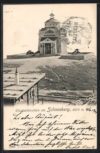 AK Puchberg am Schneeberg, Elisabethkirchlein am Schneeberg