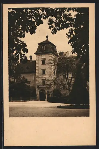 AK Baden bei Wien, Schloss Doblhof, 1233 erstmalig urkundlich erwähnt