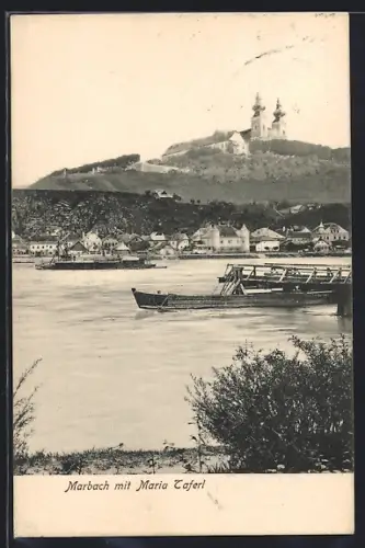 AK Marbach, Marbach mit Maria Taferl