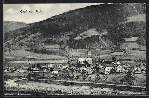 AK Sillian, Teilansicht mit Kirche