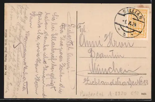 AK Sillian, Teilansicht mit Kirche