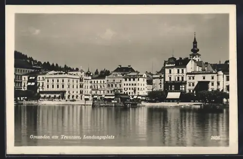 AK Gmunden am Traunsee, Landungsplatz