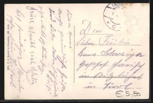 AK Schladming, Teilansicht mit der Dachsteingruppe