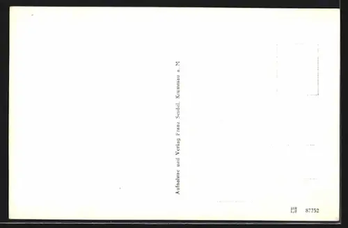 AK Hohenfurth, Teilansicht mit Kirche