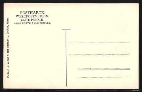 AK Wien, Reichsratsgebäude, Ansicht von der Bellaria