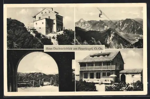 AK Ebensee /O.-Oe., Haus Dachsteinblick am Feuerkogel