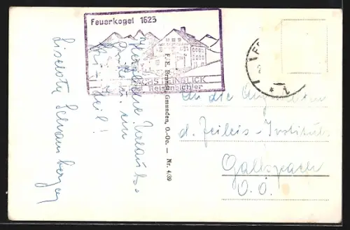 AK Ebensee /O.-Oe., Haus Dachsteinblick am Feuerkogel