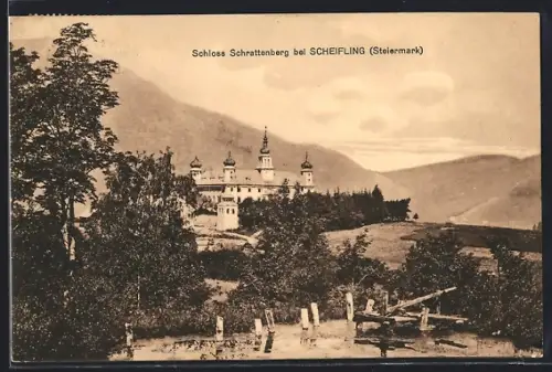 AK Scheifling /Stmk., Schloss Schrattenberg