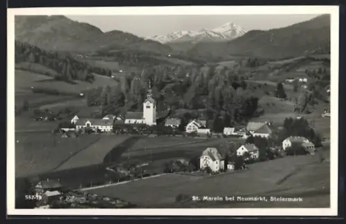AK St. Marein b. Neumarkt /Stmk., Gesamtansicht