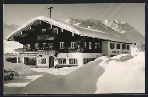 AK Kössen /Tirol, Gasthaus Riedl