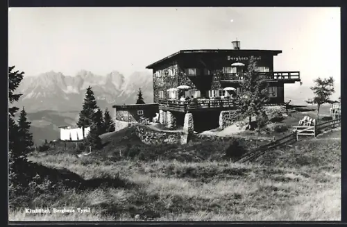 AK Kitzbühel /Tirol, Gasthaus Berghaus Tirol, Bes. Wastl Feller