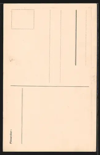 Künstler-AK Wien, Gumpendorfer Kirche mit Apotheke