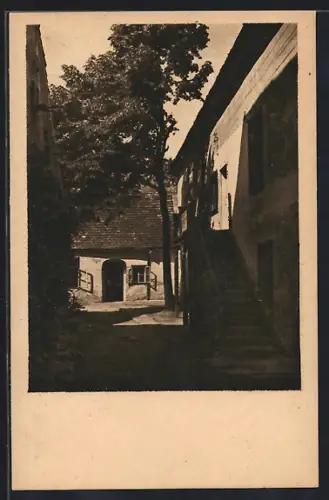 AK Baden, Hof in der Frauengasse