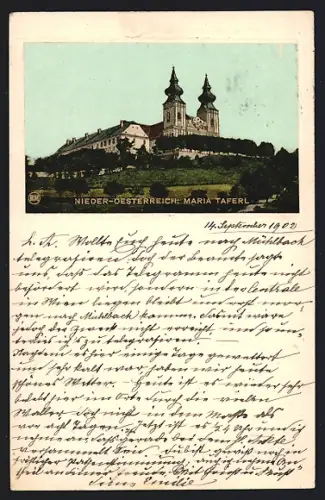 AK Maria Taferl /Nieder-Oesterreich, Wallfahrtskirche