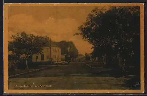 AK Oberpullendorf /Niederdonau, Strassenpartie