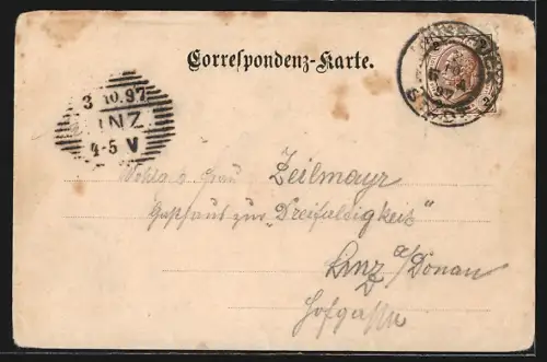 AK Innsbruck, Inneres der Hofkirche, Maria-Theresienstrasse, König Arthur von England
