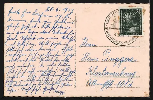 AK Bad Schallerbach /O. Ö., Eisenbahnerheim