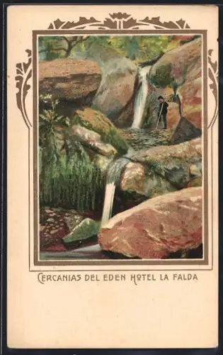 Lithographie La Falda, Cercanias Del Eden Hotel