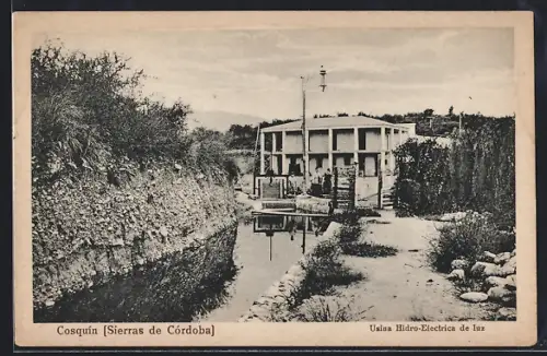 AK Cosquin /Sierras de Córdoba, Usina Hidro-Electrica de lux