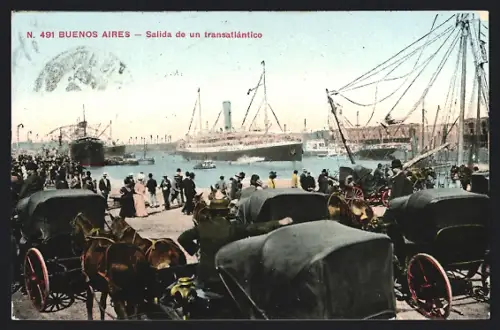 AK Buenos Aires, Salida de un transatlántico