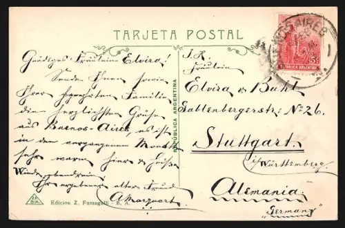 AK Buenos Aires, Salida de un transatlántico