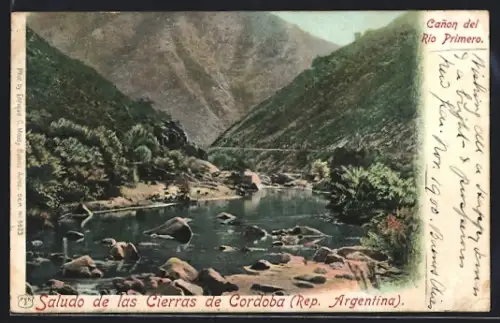 AK Canon del Rio Primero, Panorama