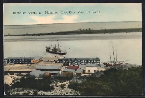 AK Diamante, Entre Rios, Vista del Puerto