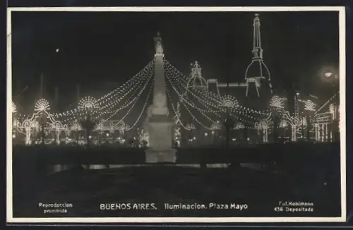 AK Buenos Aires, Illuminacion, Plaza Mayo