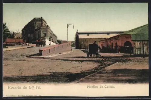 AK Rosario de Santa Fé, Muelles de Comas