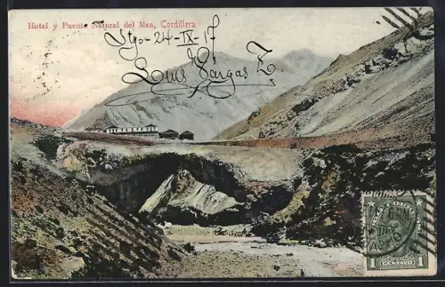 AK Cordillera, Hotel y Puente Natural del Mea