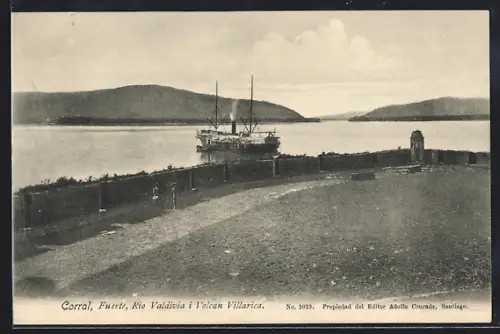 AK Corral, Fuerte, Rio Valdivia i Volcan Villarica