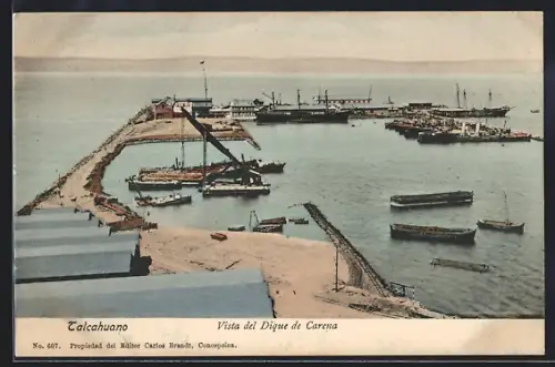 AK Talcahuano, Vista del Dique de Carena
