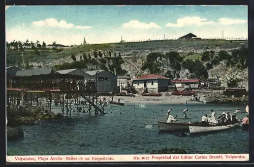 AK Valparaiso, Playa Ancha, Banos de las Torpederas