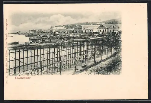 AK Talcahuano, Panorama y puerto