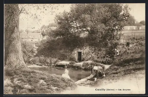 AK Coeuilly /Seine, La Source