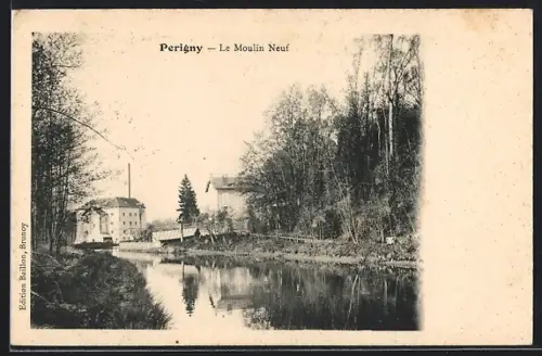 AK Périgny, Le Moulin Neuf et le cours d`eau environnant