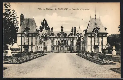 AK Grosbois, Le Château de Grosbois, Facade principale