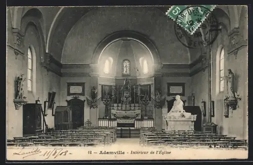 AK Adamville, Intérieur de l`Église