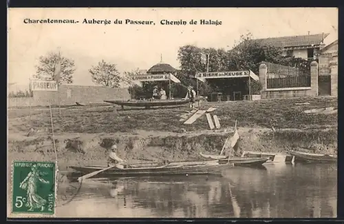 AK Charentonneau, Aubergè du Passeur, Chemin de Halage