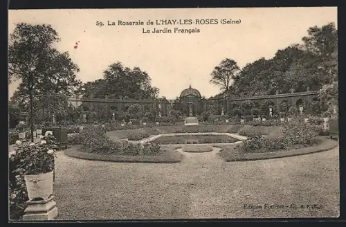 AK L`Hay-les-Roses, Roseraie-Le Jardin Francais