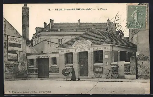 AK Neuilly-sur-Marne /S.-et-O., La Poste