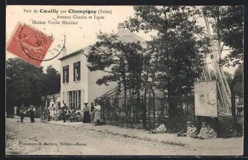 AK Champigny, Parc de Coeilly, Avenue Charles et Lucie, Maison Veuve Meunier