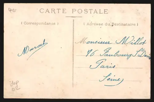 AK Château-Thierry, Les Bords de la Marne