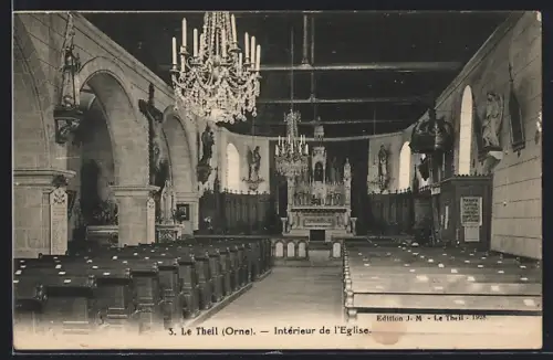 AK Le Theil /Orne, Intérieur de l`Église