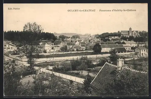 AK Oulchy-le-Château, Panorama d`Oulchy-le-Château