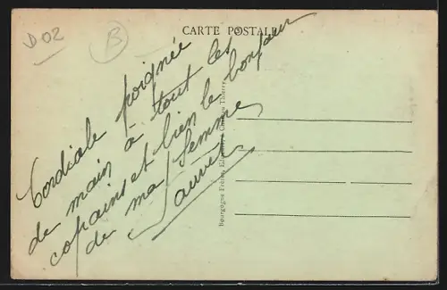 AK Pavant /Aisne, Vue panoramique