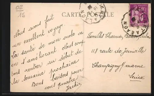 AK Clermont-les-Fermes /Aisne, Raperie, Distillerie