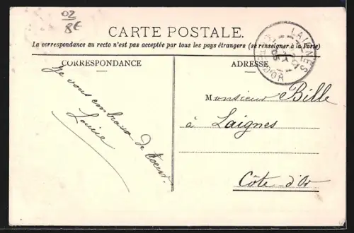 AK Anizy-le-Château, Le château, XVIe siècle